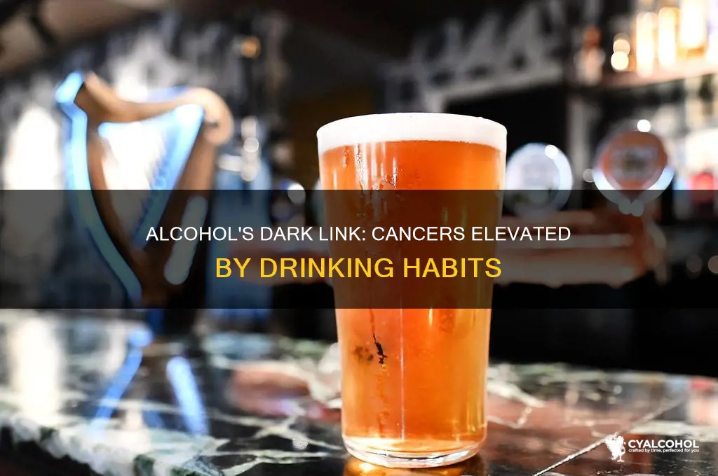 what cancers are increased by alcohol
