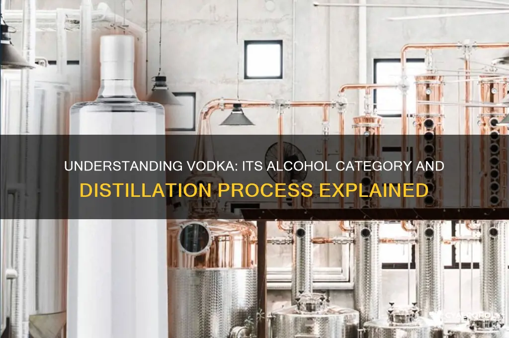 what category of alcohol is vodka