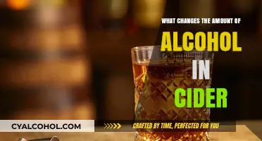 Factors Influencing Alcohol Content in Cider: A Comprehensive Guide