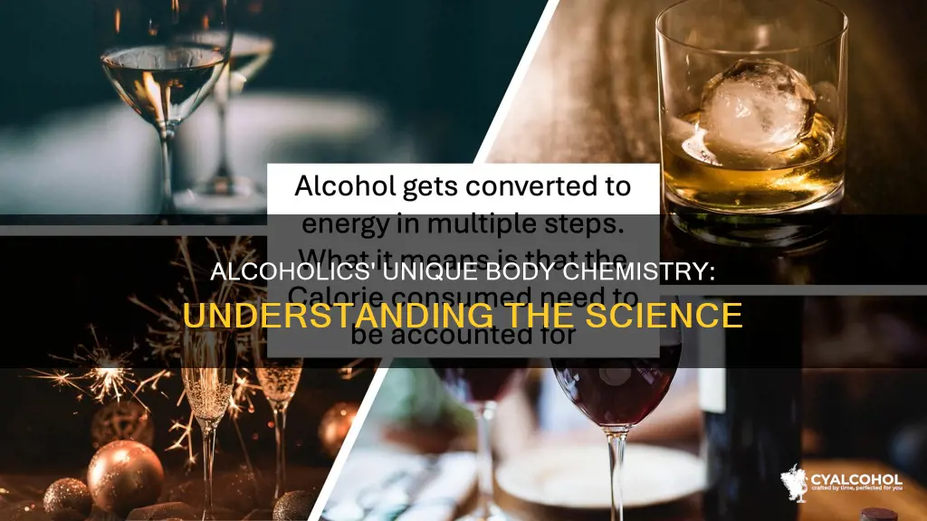 what chemical does alcohol turn into in an alcoholics system