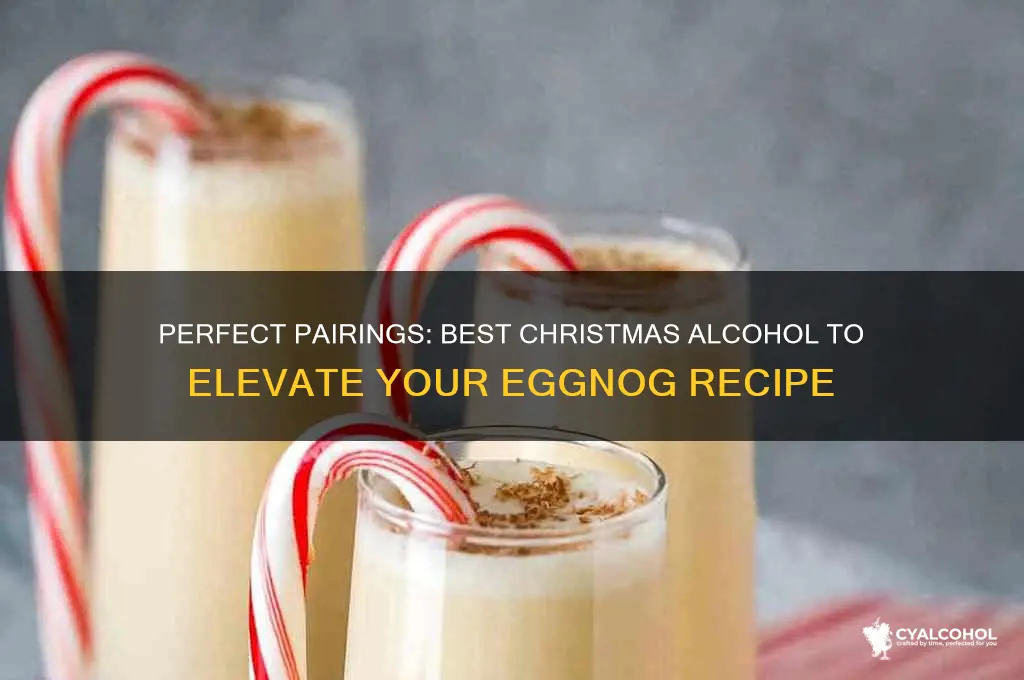 what christmas alcohol goes in eggnog