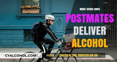 Cities Where Postmates Delivers Alcohol: A Comprehensive Guide