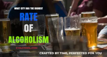Cities Battling Alcoholism: Which Urban Center Tops the List?
