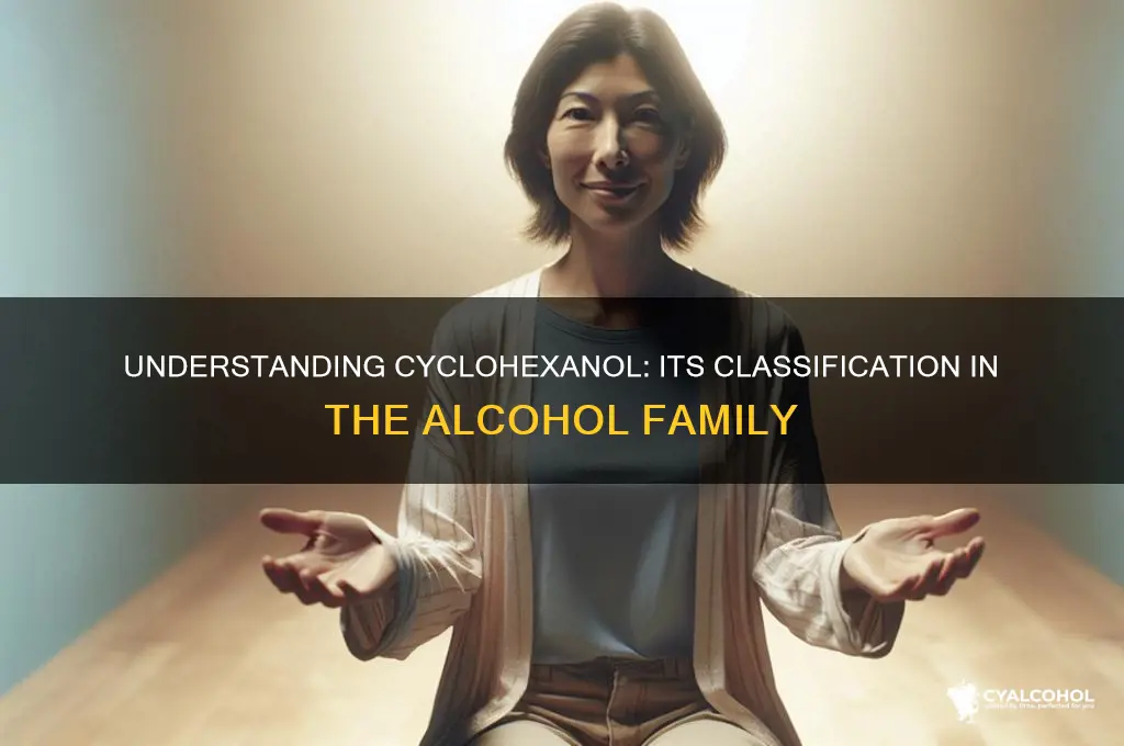 what class of alcohol is cyclohexanol