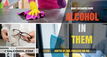 Alcohol-Based Cleaners: Identifying Products with Alcohol in Their Formula