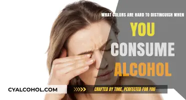 Alcohol Impairment: Colors Hard to Distinguish