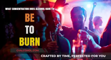 Alcohol's Burning Point: Understanding the Concentration for Ignition