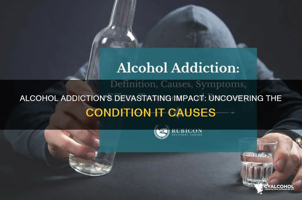 what condition is a result of alcohol addiction