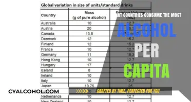 Global Alcohol Consumption: Top Nations by Per Capita Intake Revealed