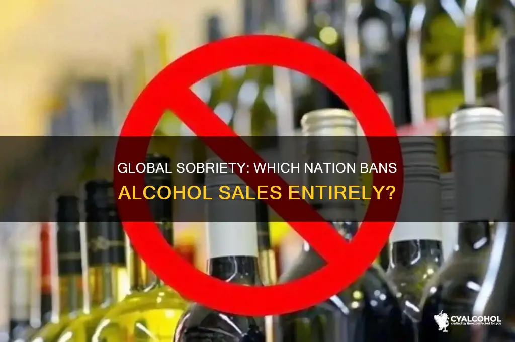what country forbids the sale of alcoholic beverages