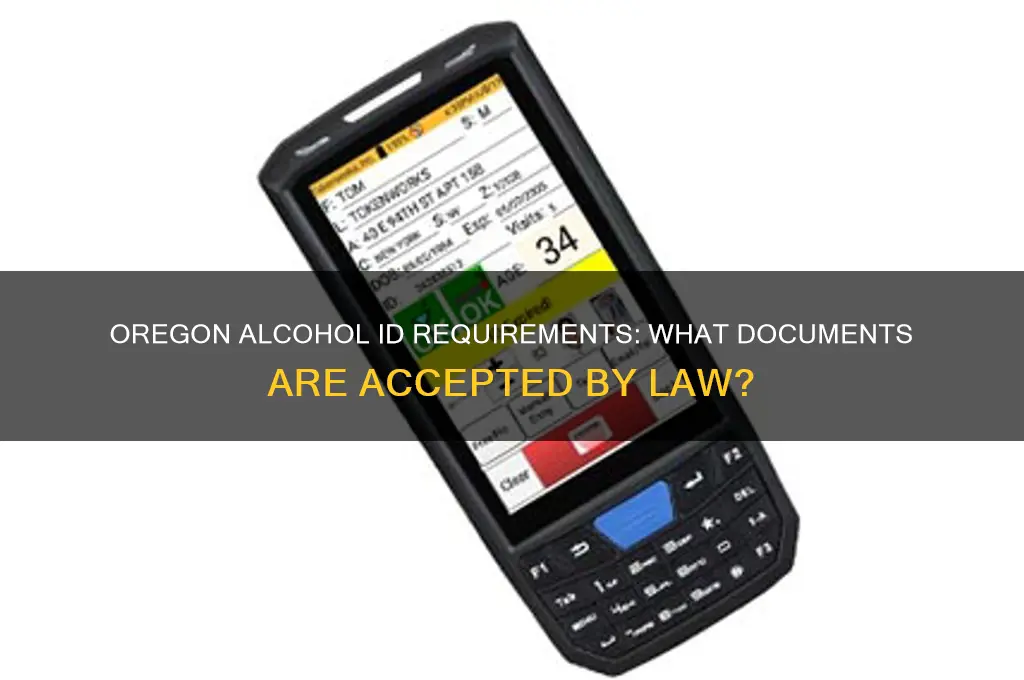 what counts as id for alcohol oregon law
