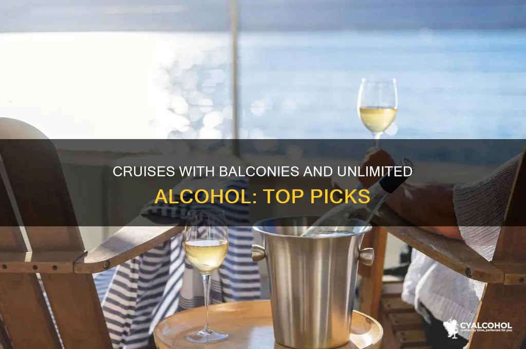 what cruises include alcohol with balconies