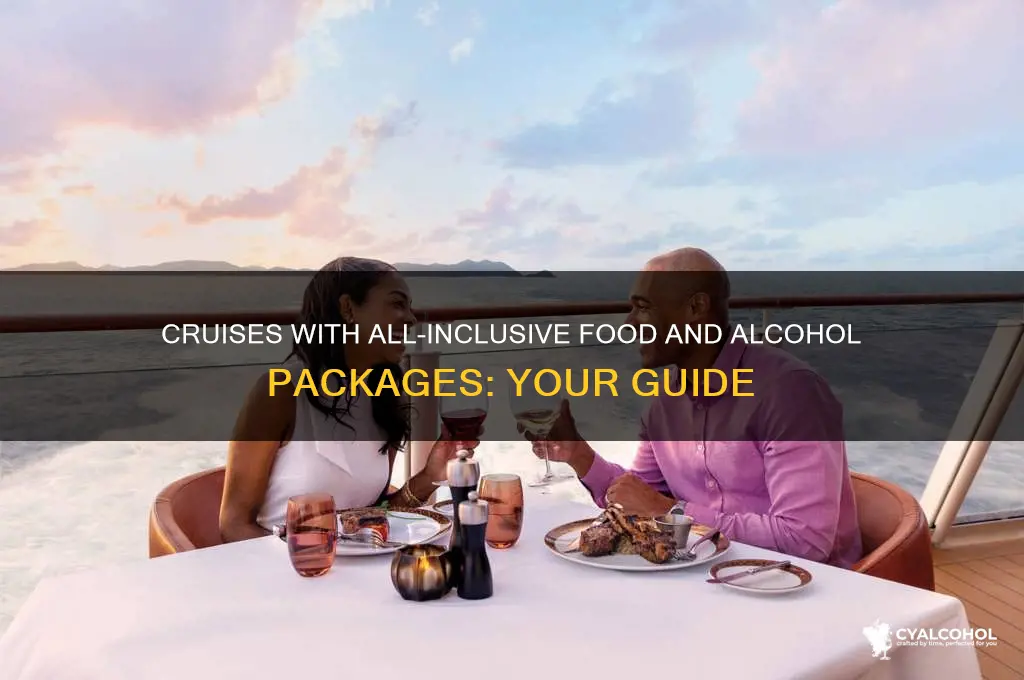 what cruises include food and alcohol