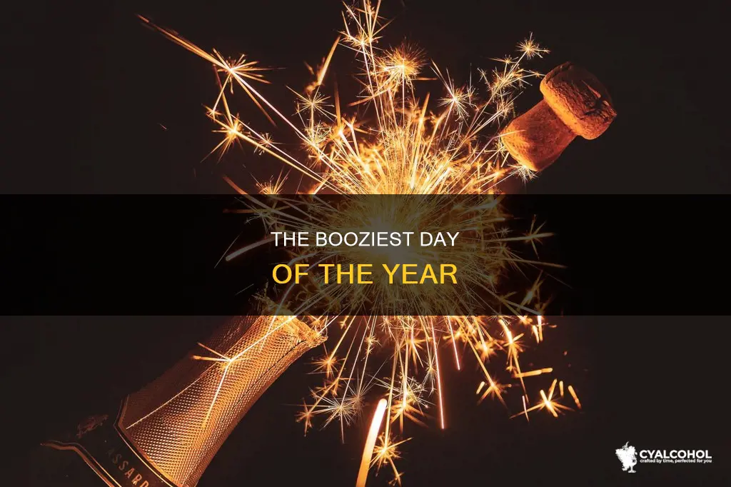 what day of the year is the most alcohol consumed