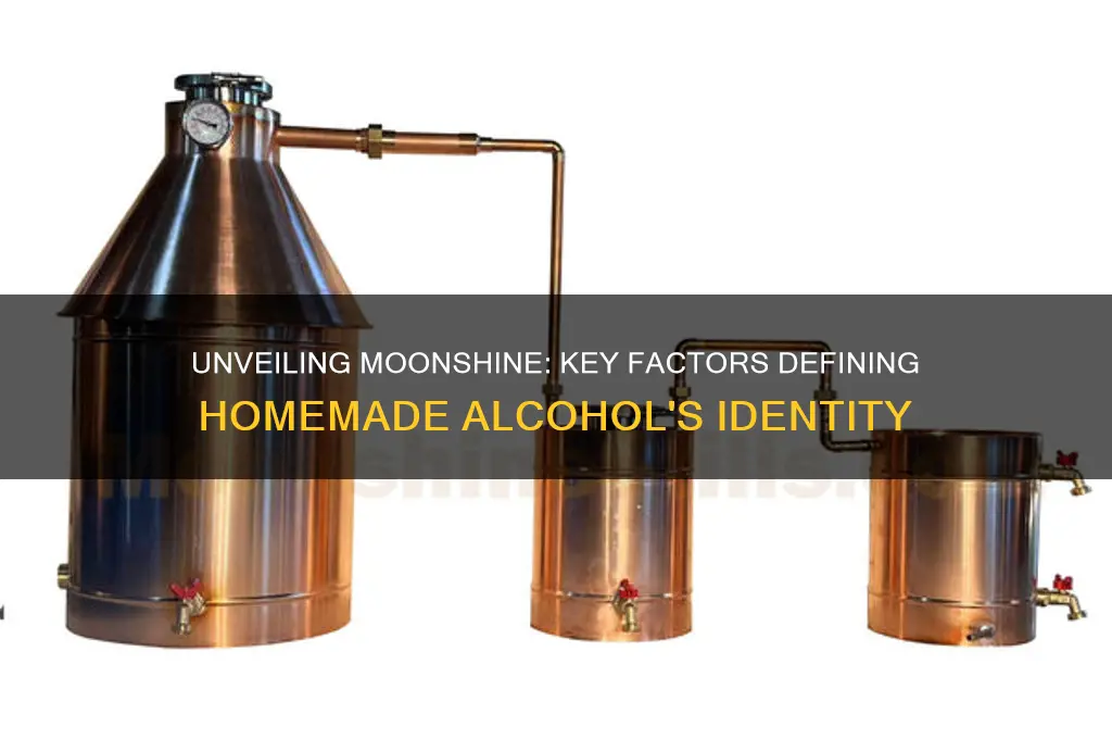 what defines if alcohol is moonshine