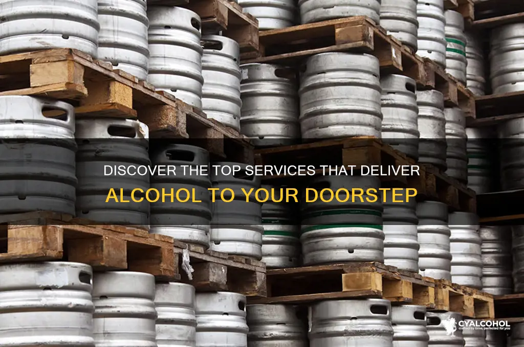 what delivers alcohol