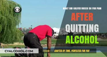 Golfer Rocco's Pain Relief After Quitting Alcohol