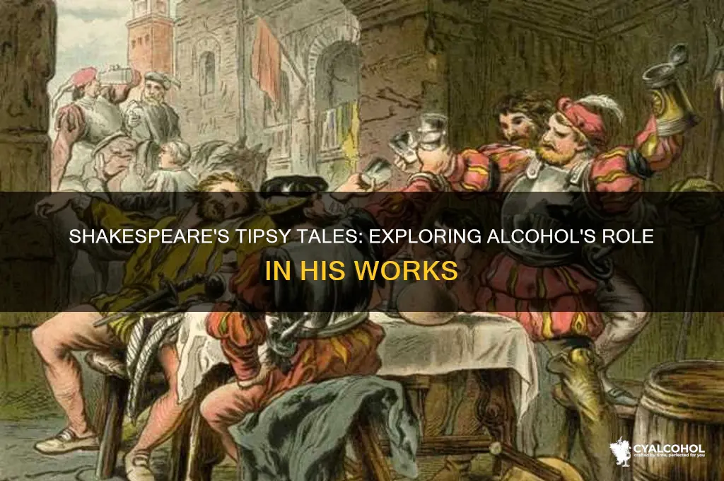 what did shakespeare write about alcohol