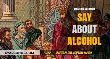 Solomon's Wisdom on Alcohol: Insights from Proverbs for Modern Living