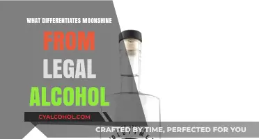 Moonshine vs. Legal Alcohol: Key Differences and Distinctions Explained