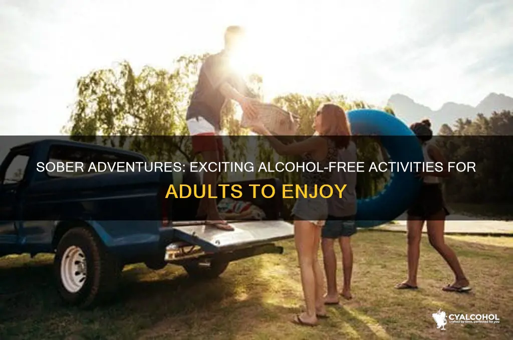 what do adults do for fun without alcohol