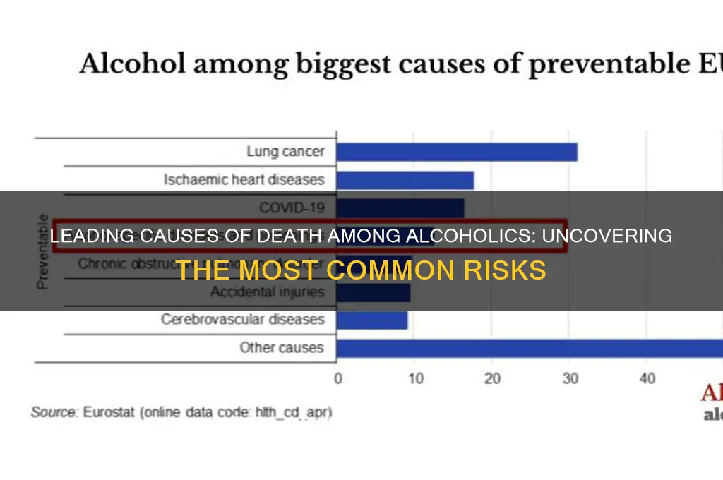 what do alcoholics die of most