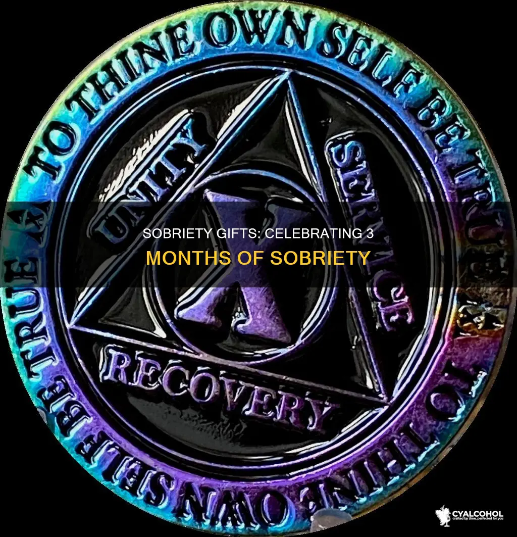 what do alcoholics receive after being sober for 3 months