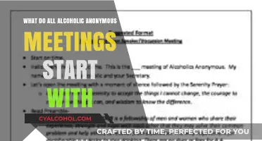 How Alcoholics Anonymous Meetings Begin: A Consistent Opening Tradition