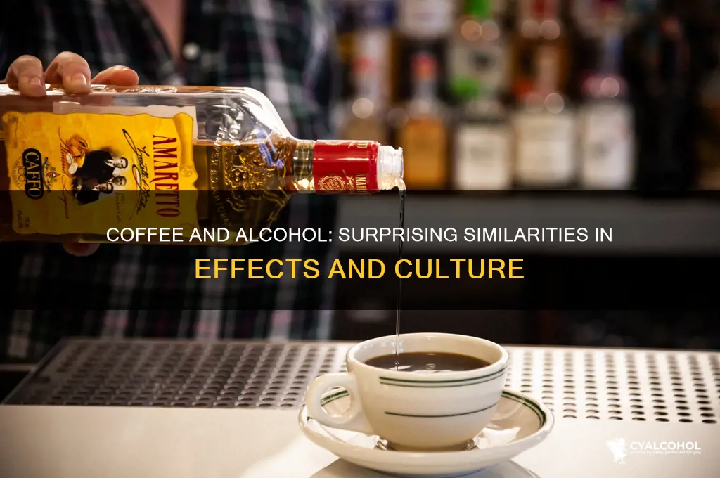 what do coffee and alcohol have in common