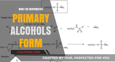 Dehydrated Primary Alcohols: Formation of Alkenes Explained