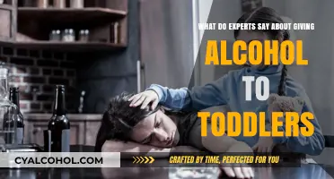 Experts Warn: Alcohol and Toddlers Don't Mix