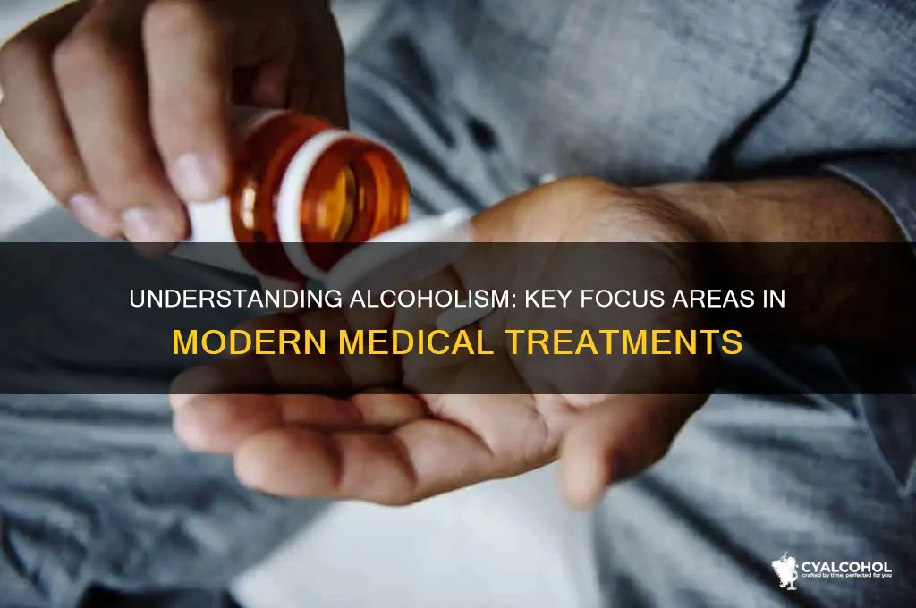 what do medical treatments for alcoholism focus on