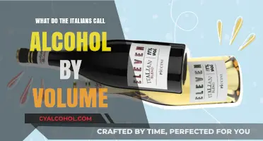 Understanding Italian Alcohol Terminology: What's the Term for Alcohol by Volume?
