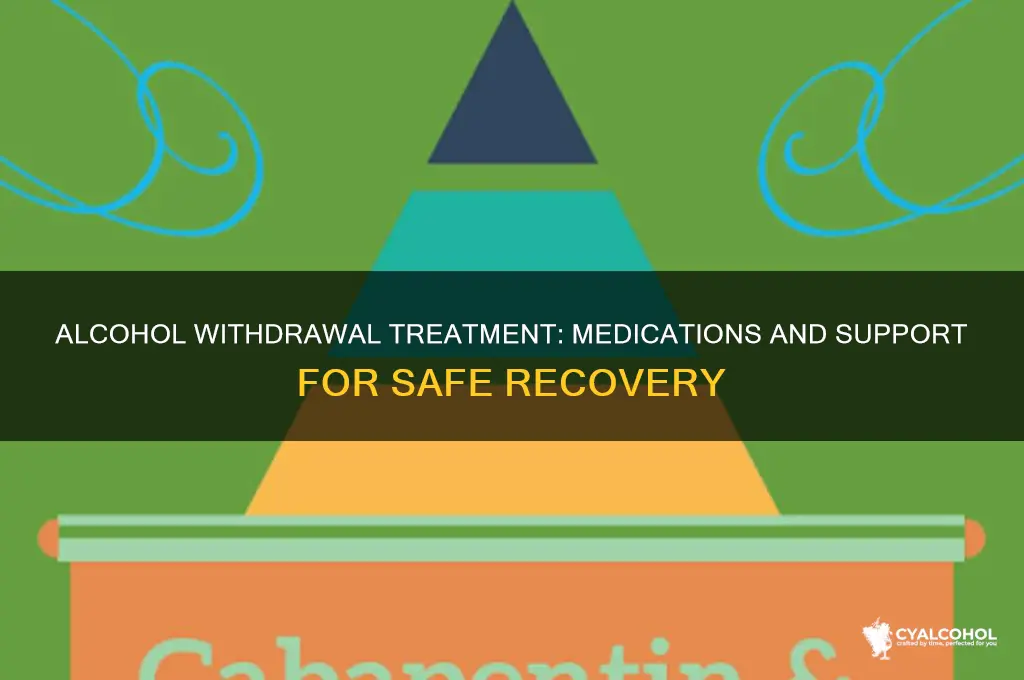 what do they give you for alcohol withdrawal