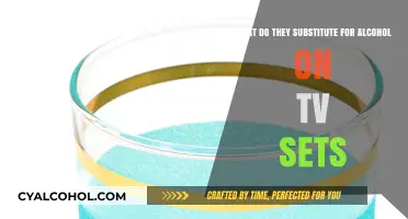 Substitutes for Alcohol on TV: What's in the Glass?