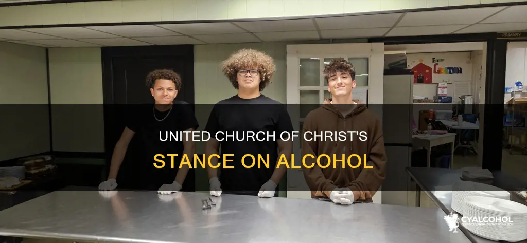 what do united church of christ believe about alcohol