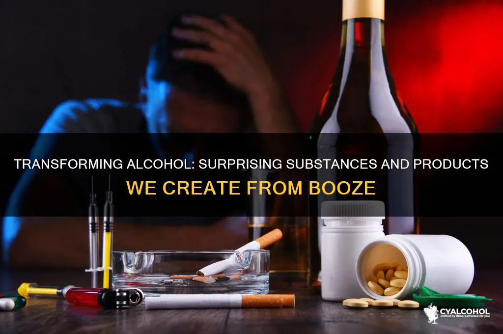 what do we turn alcohol into