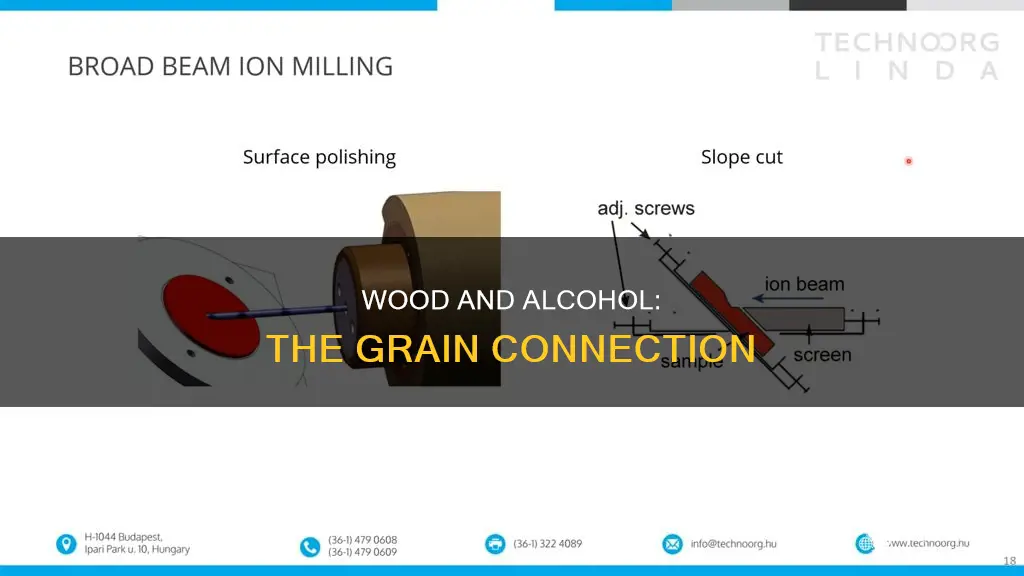 what do wood and alcohol have in common grain