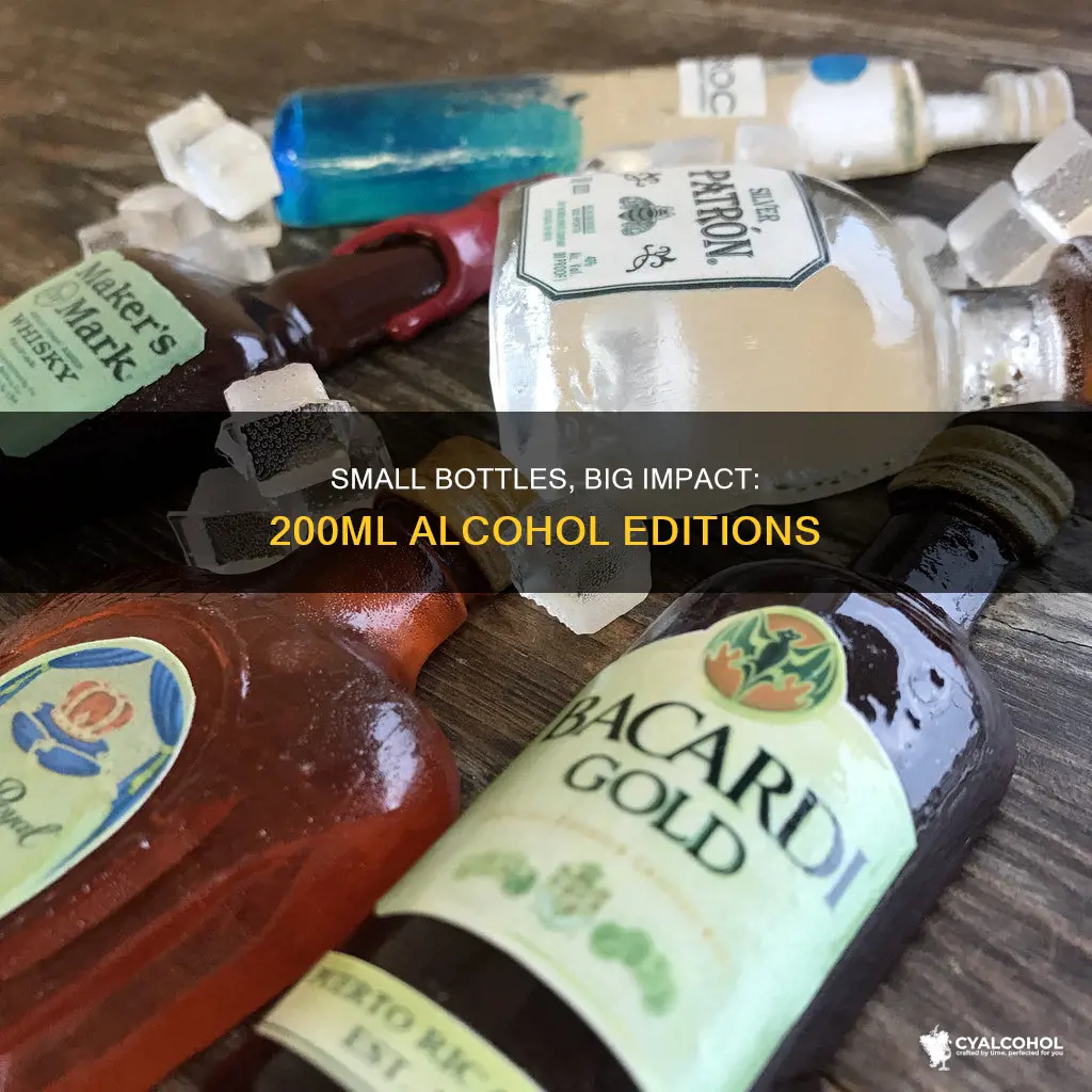 what do you call a 200ml bottle of alcohol