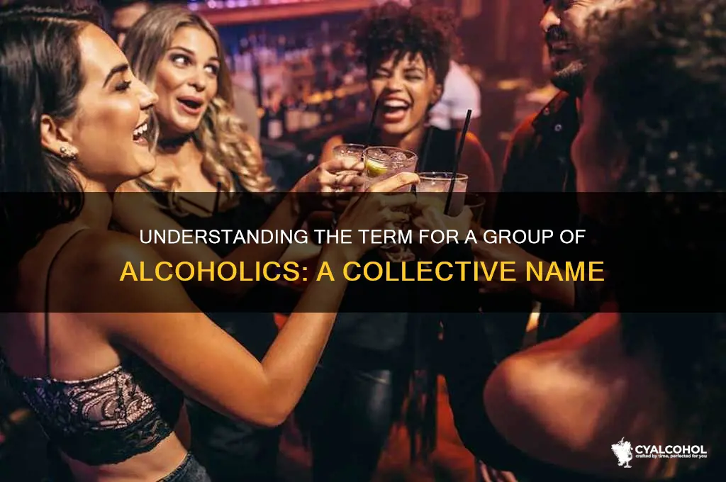 what do you call a group of alcoholics