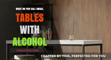 Mini Bar Tables: What to Call Small Alcohol Furniture Pieces