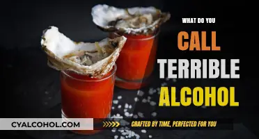 What’s the Term for Terrible Alcohol? Unveiling the Worst Drinks