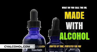 Alcohol-Based THC Oil: What's in a Name?