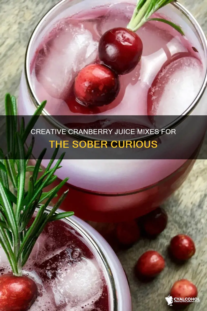 what do you put in cranberry juice that not alcoholic