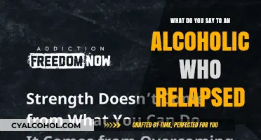 Helping an Alcoholic Who Relapsed: What to Say