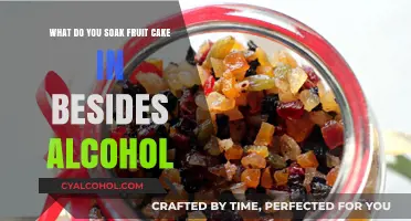 Fruit Cake Soaking: Alcohol-Free Alternatives
