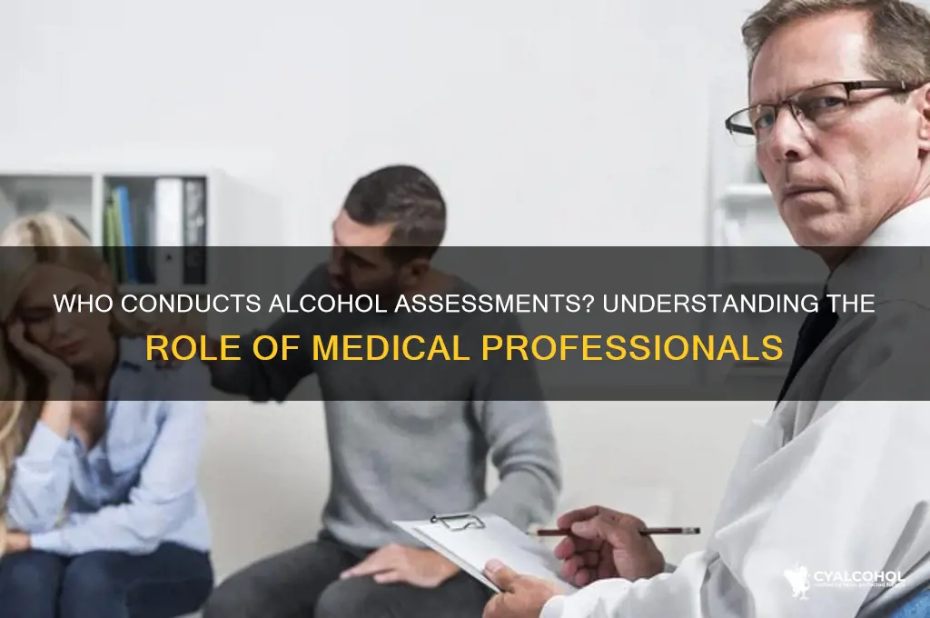 what doctor issues an alcohol assessment