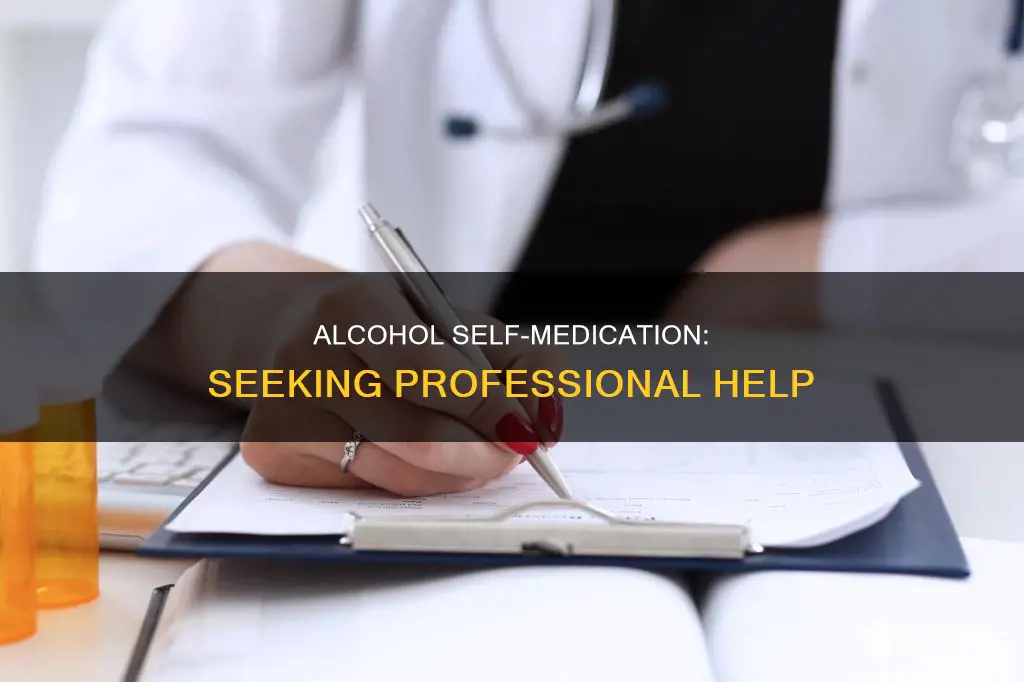 what doctor to see for self medicating with alcohol