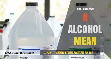 Understanding 020 H Alcohol: Meaning, Uses, and Safety Tips