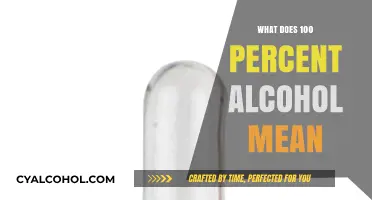 Understanding the Meaning of 100 Percent Alcohol: A Comprehensive Guide